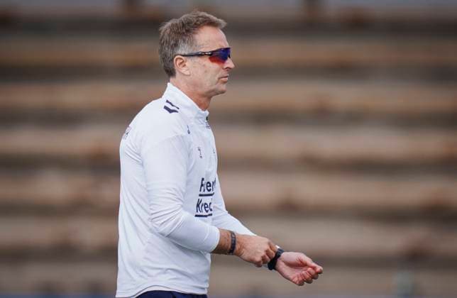 Danish coach Kasper Hjulmand during the national team s training in Freudenstadt, Germany, Thursday, June 13, 2024 Denmark plays its first match on Sunday against Slovenia in the EURO 2024 Group C Photo Liselotte Sabroe Ritzau Scanpix , Freudenstadt Germany  Copyright: Ritzau Scanpix LiselottexSabroex spdk20240613-113504-L