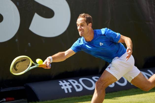 BOSS Open ATP 250 2024 Stuttgart, 13 06 2024 Richard Gasquet FRA, France BOSS Open 2024, ATP 250, TC Weissenhof grounds on 13 06 2024, Stuttgart Copyright: xBEAUTIFULxSPORTSx Pajonkx