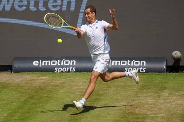 BOSS Open ATP 250 2024 Stuttgart, 13 06 2024 Richard Gasquet FRA, France BOSS Open 2024, ATP 250, TC Weissenhof grounds on 13 06 2024, Stuttgart Copyright: xBEAUTIFULxSPORTSx Pajonkx