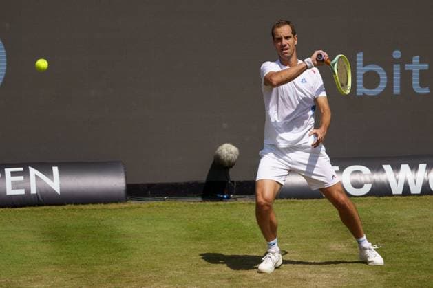 BOSS Open ATP 250 2024 Stuttgart, 13 06 2024 Richard Gasquet FRA, France BOSS Open 2024, ATP 250, TC Weissenhof grounds on 13 06 2024, Stuttgart Copyright: xBEAUTIFULxSPORTSx Pajonkx