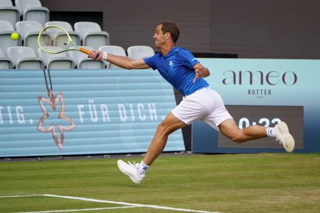 BOSS Open ATP 250 2024 Stuttgart, 13 06 2024 Richard Gasquet FRA, France BOSS Open 2024, ATP 250, TC Weissenhof grounds on 13 06 2024, Stuttgart Copyright: xBEAUTIFULxSPORTSx Pajonkx
