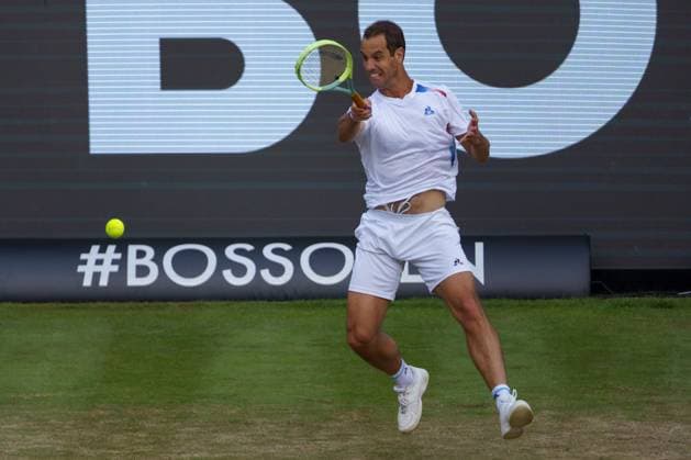 BOSS Open ATP 250 2024 Stuttgart, 13 06 2024 Richard Gasquet FRA, France BOSS Open 2024, ATP 250, TC Weissenhof grounds on 13 06 2024, Stuttgart Copyright: xBEAUTIFULxSPORTSx Pajonkx