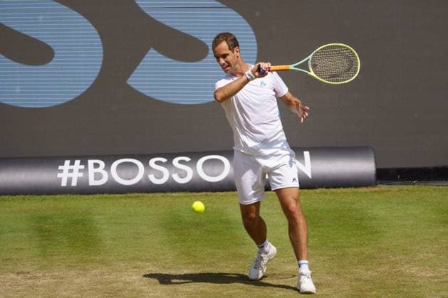 BOSS Open ATP 250 2024 Stuttgart, 13 06 2024 Richard Gasquet FRA, France BOSS Open 2024, ATP 250, TC Weissenhof grounds on 13 06 2024, Stuttgart Copyright: xBEAUTIFULxSPORTSx Pajonkx