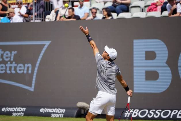 BOSS Open ATP 250 2024 Stuttgart, 13 06 2024 Brandon Nakashima USA, United States of America BOSS Open 2024, ATP 250, TC Weissenhof grounds on 13 06 2024, Stuttgart Copyright: xBEAUTIFULxSPORTSx Pajonkx