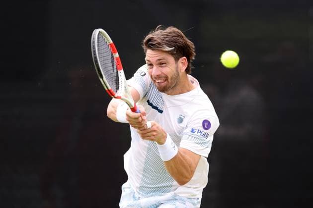 Cameron Norrie during a round of 16 match against Jack Pinnington Jones Rothesay Open Nottingham, Day 4, Tennis, Lexus Nottingham Tennis Centre, Nottingham, UK - 13 June 2024  Copyright: xRyanxBrowne Shutterstockx 14523730b