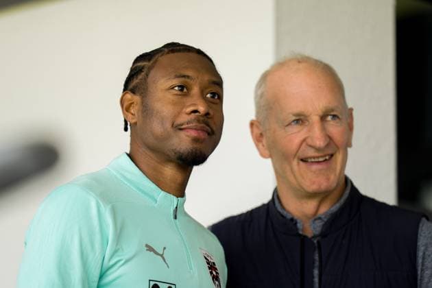 EURO 2024, Nationalteam Österreich, Training SOCCER - UEFA EURO, EM, Europameisterschaft,Fussball 2024 BERLIN,GERMANY,13.JUN.24 - SOCCER -UEFA EURO 2024, OEFB, Oesterreichischer Fussball-Bund, training. Image shows David Alaba (AUT). GEPAxpictures xJohannesxFriedl