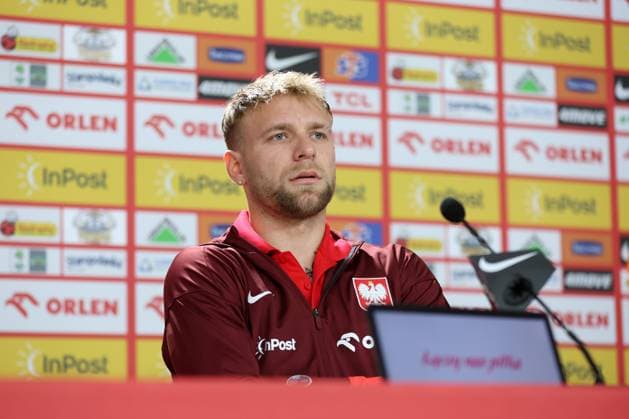 HANOWER 13.06.2024 KONFERENCJA PRASOWA REPREZENTACJI POLSKI NA EURO 2024 --- POLISH FOOTBALL national team, Nationalteam press conference, PK, Pressekonferenz ON EURO 2024 IN HANOVER TYMOTEUSZ PUCHACZ FOT. PIOTR KUCZA FOTOPYK NEWSPIX.PL --- Newspix.pl  240613PYK009