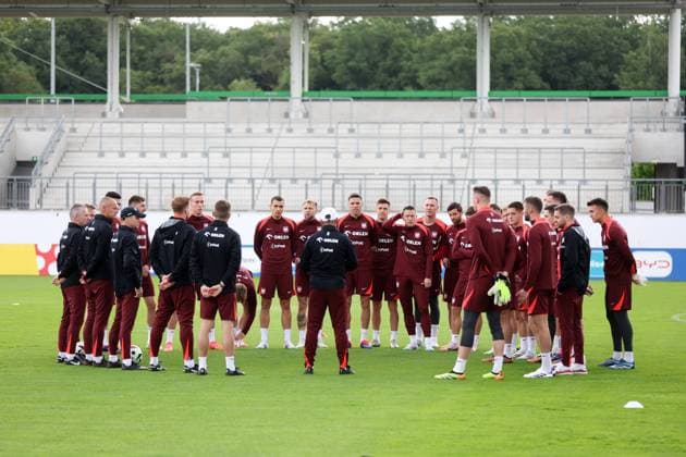 EURO 2024, Nationalteam Polen, Training HANOWER 13.06.2024 TRENING REPREZENTACJI POLSKI NA EURO 2024 --- POLISH FOOTBALL national team, Nationalteam TRAINING SESSION ON EURO 2024 IN HANOVER PILKARZE POLSKI ADAM BUKSA JAKUB KIWIOR TYMOTEUSZ PUCHACZ MICHAL PROBIERZ JAN BEDNAREK KRZYSZTOF PIATEK PIOTR ZIELINSKI LUKASZ SKORUPSKI BARTOSZ BERESZYNSKI FOT. PIOTR KUCZA FOTOPYK NEWSPIX.PL --- Newspix.pl  240613PYK053
