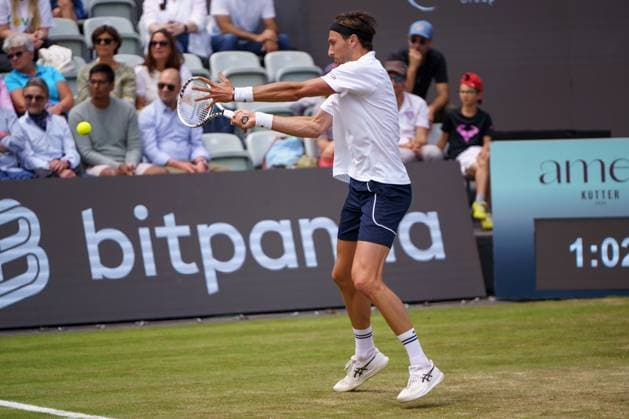 BOSS Open ATP 250 2024 Stuttgart, 13 06 2024 Arthur Rinderknech FRA, France BOSS Open 2024, ATP 250, TC Weissenhof grounds on 13 06 2024, Stuttgart Copyright: xBEAUTIFULxSPORTSx Pajonkx