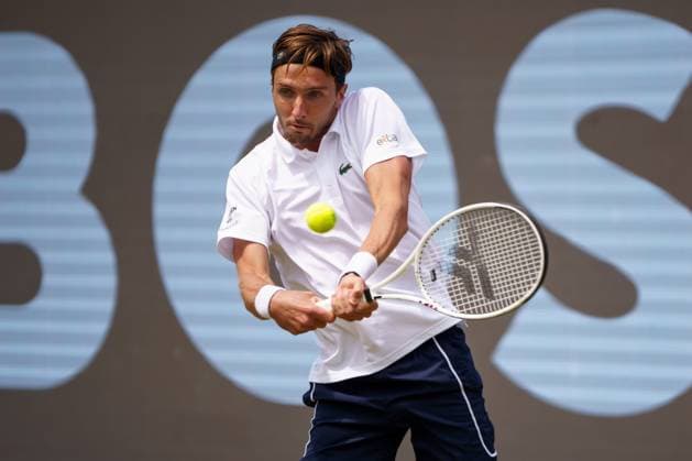BOSS Open ATP 250 2024 Stuttgart, 13 06 2024 Arthur Rinderknech FRA, France BOSS Open 2024, ATP 250, TC Weissenhof grounds on 13 06 2024, Stuttgart Copyright: xBEAUTIFULxSPORTSx Pajonkx