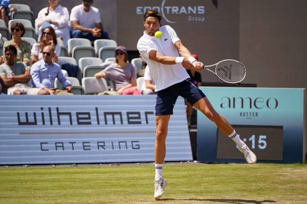 BOSS Open ATP 250 2024 Stuttgart, 13 06 2024 Arthur Rinderknech FRA, France BOSS Open 2024, ATP 250, TC Weissenhof grounds on 13 06 2024, Stuttgart Copyright: xBEAUTIFULxSPORTSx Pajonkx