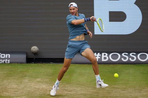 BOSS Open ATP 250 2024 Stuttgart, 13 06 2024 Jan Lennard Struff GER, Germany BOSS Open 2024, ATP 250, TC Weissenhof grounds on 13 06 2024, Stuttgart Copyright: xBEAUTIFULxSPORTSx Pajonkx