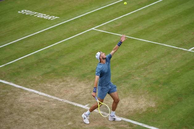 BOSS Open ATP 250 2024 Stuttgart, 13 06 2024 Jan Lennard Struff GER, Germany BOSS Open 2024, ATP 250, TC Weissenhof grounds on 13 06 2024, Stuttgart Copyright: xBEAUTIFULxSPORTSx Pajonkx