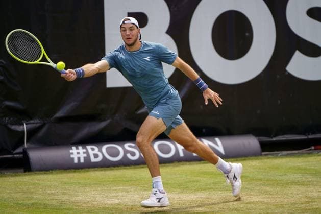 BOSS Open ATP 250 2024 Stuttgart, 13 06 2024 Jan Lennard Struff GER, Germany BOSS Open 2024, ATP 250, TC Weissenhof grounds on 13 06 2024, Stuttgart Copyright: xBEAUTIFULxSPORTSx Pajonkx