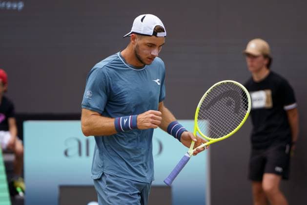 BOSS Open ATP 250 2024 Stuttgart, 13 06 2024 Jan Lennard Struff GER, Germany BOSS Open 2024, ATP 250, TC Weissenhof grounds on 13 06 2024, Stuttgart Copyright: xBEAUTIFULxSPORTSx Pajonkx