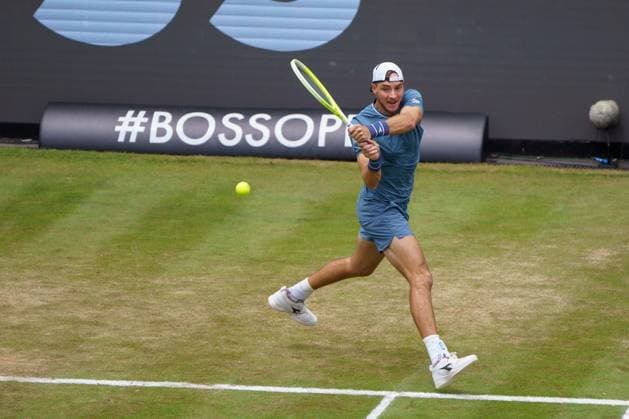 BOSS Open ATP 250 2024 Stuttgart, 13 06 2024 Jan Lennard Struff GER, Germany BOSS Open 2024, ATP 250, TC Weissenhof grounds on 13 06 2024, Stuttgart Copyright: xBEAUTIFULxSPORTSx Pajonkx