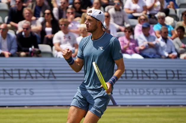BOSS Open ATP 250 2024 Stuttgart, 13 06 2024 Jan Lennard Struff GER, Germany BOSS Open 2024, ATP 250, TC Weissenhof grounds on 13 06 2024, Stuttgart Copyright: xBEAUTIFULxSPORTSx Pajonkx