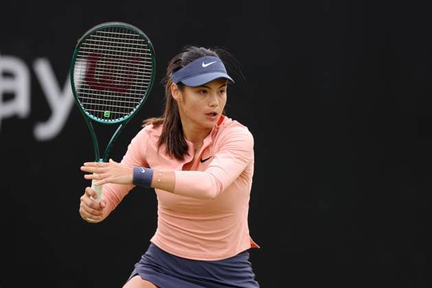 Emma Raducanu during a round of 16 match against Daria Snigur. Rothesay Open Nottingham, Day 4, Tennis, Lexus Nottingham Tennis Centre, Nottingham, UK - 13 June 2024  Copyright: xRyanxBrowne Shutterstockx 14523730ak