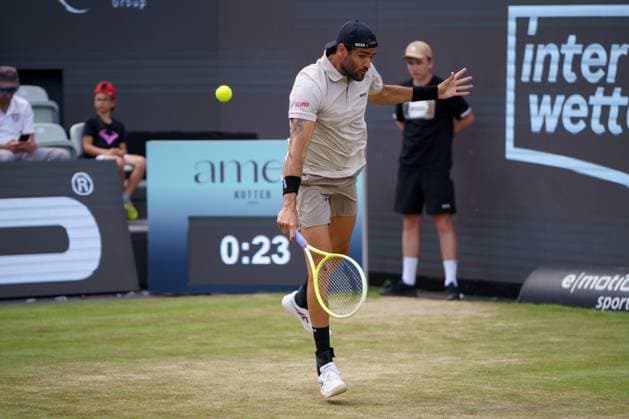 BOSS Open ATP 250 2024 Stuttgart, 13 06 2024 Matteo Berrettini ITA, Italy BOSS Open 2024, ATP 250, TC Weissenhof course on 13 06 2024, Stuttgart Copyright: xBEAUTIFULxSPORTSx Pajonkx
