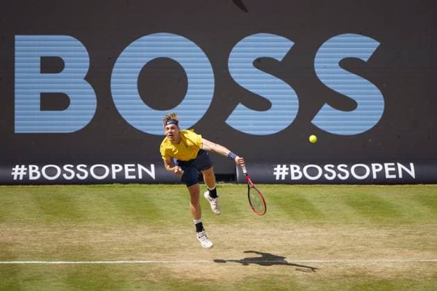 BOSS Open ATP 250 2024 Stuttgart, 13 06 2024 Denis Shapovalov CAN, Canada BOSS Open 2024, ATP 250, TC Weissenhof grounds on 13 06 2024, Stuttgart Copyright: xBEAUTIFULxSPORTSx Pajonkx