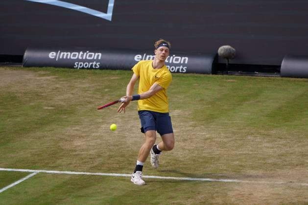 BOSS Open ATP 250 2024 Stuttgart, 13 06 2024 Denis Shapovalov CAN, Canada BOSS Open 2024, ATP 250, TC Weissenhof grounds on 13 06 2024, Stuttgart Copyright: xBEAUTIFULxSPORTSx Pajonkx