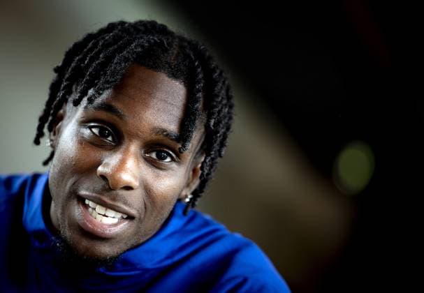 WOLFSBURG - Jeremie Frimpong during a media moment of the Dutch national team, Nationalteam in Autostad on June 13, 2024 in Wolfsburg, Germany. The Dutch national team is preparing for the first group match at the European Football Championship in Germany against Poland. ANP KOEN VAN WEEL UEFA EURO, EM, Europameisterschaft,Fussball 2024 Germany 2024 xVIxANPxSportx xxANPxIVx 501001296 originalFilename: 501001296.jpg