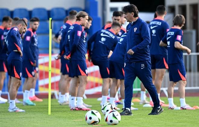 PXL_CRO football training Croatian national football team during their training session in Neuruppin, Germany on 13. June 2024. MarkoxLukunic PIXSELL