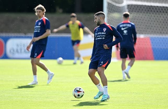 PXL_CRO football training Croatian national football team during their training session in Neuruppin, Germany on 13. June 2024. MarkoxLukunic PIXSELL