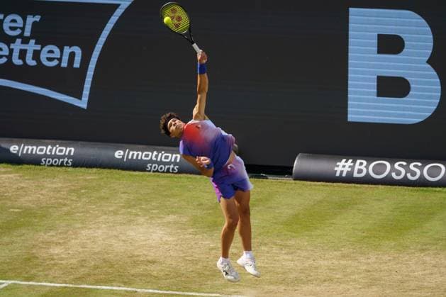 BOSS Open ATP 250 2024 Stuttgart, 13 06 2024 Ben Shelton USA, United States of America BOSS Open 2024, ATP 250, TC Weissenhof grounds on 13 06 2024, Stuttgart Copyright: xBEAUTIFULxSPORTSx Pajonkx