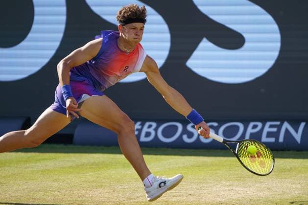 BOSS Open ATP 250 2024 Stuttgart, 13 06 2024 Ben Shelton USA, United States of America BOSS Open 2024, ATP 250, TC Weissenhof grounds on 13 06 2024, Stuttgart Copyright: xBEAUTIFULxSPORTSx Pajonkx