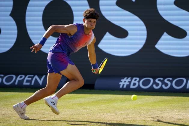 BOSS Open ATP 250 2024 Stuttgart, 13 06 2024 Ben Shelton USA, United States of America BOSS Open 2024, ATP 250, TC Weissenhof grounds on 13 06 2024, Stuttgart Copyright: xBEAUTIFULxSPORTSx Pajonkx