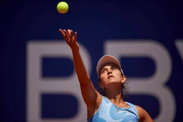 BBVA Open Internacional of Valencia on June 13, 2024 Leyre Romero Gormaz from Spain in action during the doubles match between Yvonne Cavalle-Reimers and Leyre Romero Gormaz from Spain against Alena Fomina-Klotz and Vivian Heisen from Germany (not pictured) during the BBVA Open Internacional of Valencia at Sporting Tennis Valencia. Yvonne Cavalle-Reimers and Leyre Romero Gormaz from Spain won 6-4, 6-4 Valencia Sporting Tenis Valencia Valencia Spain Copyright: xGrupoxNostresportx