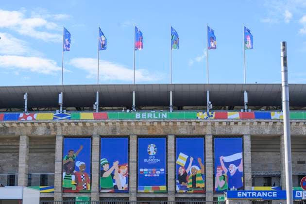 EURO 2024, view of the Olympic Stadium in Berlin