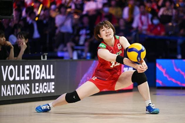 Satomi Fukudome (JPN), JUNE 13, 2024 - Volleyball : FIVB Volleyball Nations League 2024 Women s Preliminary Round between Japan 2-3 Canada at West Japan General Exhibition Center, Fukuoka, Japan. Noxthirdxpartyxsales  (256289298)