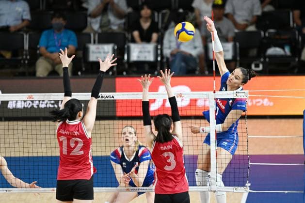 Volleyball, Women, Nations League, France - South Korea