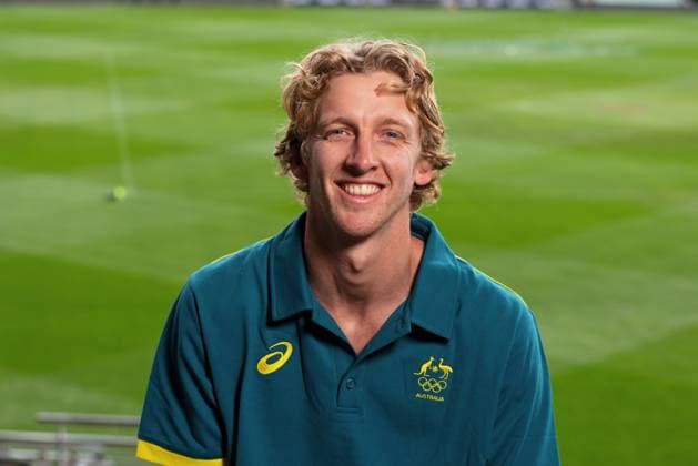 AUSTRALIAN OLYMPIC Beach volleyball, Beachvolleyball Zachery Schubert announced as part of the Australian Mens Olympic Beach Volleyball Team at Adelaide Oval in Adelaide, Friday, June 14, 2024. ( NO ARCHIVING, EDITORIAL USE ONLY, NO USE IN BOOKS WITHOUT CONSENT ADELAIDE SOUTH AUSTRALIA AUSTRALIA  Copyright: xMATTxTURNERx 20240614127361931153
