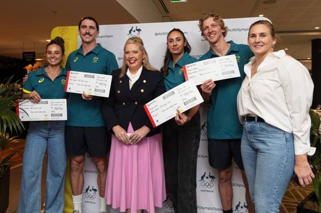 Paris 2024, beach volleyball, Team Australia press event in Adelaide