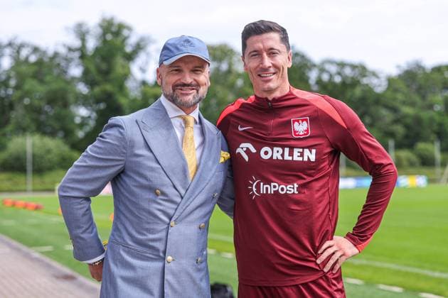 EURO 2024, Poland national team, entrepreneur Rafal Brzoska visits training in Hanover