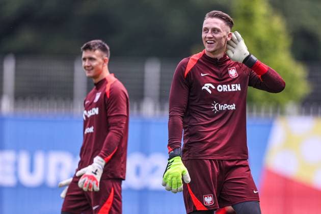 14.06.2024 HANNOVER, NIEMCY PILKA NOZNA (FOOTBALL) UEFA EURO, EM, Europameisterschaft,Fussball 2024 - CENTRUM TRENINGOWE REPREZENTACJI POLSKI - HANNOVER 96 ACADEMIE KONFERENCJA PRASOWA I TRENING REPREZENTACJI POLSKI NZ MARCIN BULKA FOTO LUKASZ GROCHALA CYFRASPORT NEWSPIX.PL --- Newspix.pl POLISH FOOTBALL national team, Nationalteam press conference, PK, Pressekonferenz AND TRAINING SESSION ON EURO 2024 IN HANOVER  20240614CSLG0114