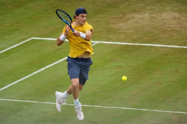 BOSS Open ATP 250 2024 Stuttgart, 14 06 2024 Jack Draper GBR, Great Britain BOSS Open 2024, ATP 250, TC Weissenhof grounds on 14 06 2024, Stuttgart Copyright: xBEAUTIFULxSPORTSx Pajonkx