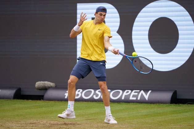 BOSS Open ATP 250 2024 Stuttgart, 14 06 2024 Jack Draper GBR, Great Britain BOSS Open 2024, ATP 250, TC Weissenhof grounds on 14 06 2024, Stuttgart Copyright: xBEAUTIFULxSPORTSx Pajonkx