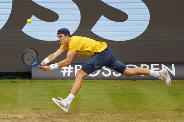 BOSS Open ATP 250 2024 Stuttgart, 14 06 2024 Jack Draper GBR, Great Britain BOSS Open 2024, ATP 250, TC Weissenhof grounds on 14 06 2024, Stuttgart Copyright: xBEAUTIFULxSPORTSx Pajonkx