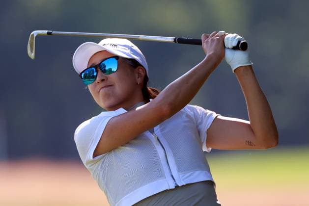 Meijer LPGA, Golf Damen Classic Jeongeun Lee 6 of Gyeonggi-Do, Republic of Korea hits from the 17th fairway during the first round of the Meijer LPGA Classic for Simply Give golf tournament at Blythefield Country Club in Belmont, MI, USA Thursday, June 13, 2024. Belmont Michigan United States  Copyright: xAmyxLemusx originalFilename:lemus-meijerlp240613_npoKb.jpg