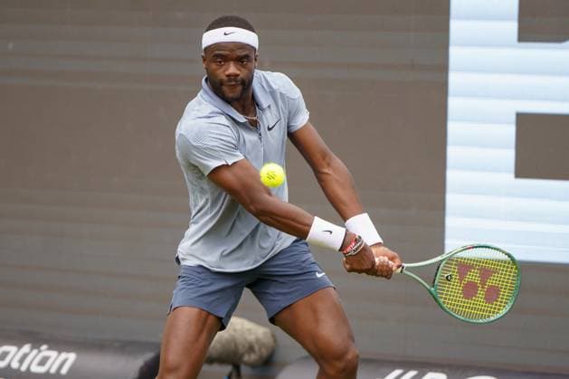 BOSS Open ATP 250 2024 Stuttgart, 14 06 2024 Frances Tiafoe USA, United States of America BOSS Open 2024, ATP 250, TC Weissenhof grounds on 14 06 2024, Stuttgart Copyright: xBEAUTIFULxSPORTSx Pajonkx