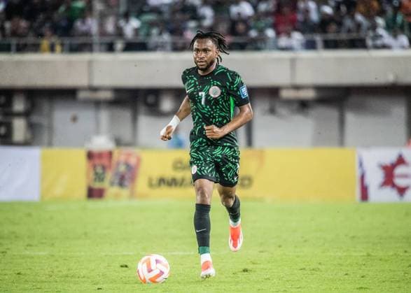 ADEMOLA LOOKMAN. NIGERIA VS SOUTH AFRICA, 1ST LEG FIFA WORLDCUP, QUALIFICATION CAF, GROUP C. UYO GODSWILL AKPABIO INTERNATIONAL S AKWA IBOM NIGERIA Copyright: xTaofeekxIbrahimx(FotoNugget)x