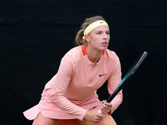 14th June 2024; Lexus Nottingham Tennis Centre, Nottingham, England; Rothesay Nottingham Open, Day 5; Linda Fruhvirtova during the match with Ons Jabeur, womens singles  ActionPlus12654082 PaulxBonser