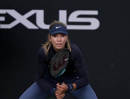 14th June 2024; Lexus Nottingham Tennis Centre, Nottingham, England; Rothesay Nottingham Open, Day 5; Katie Boulter during the match with Magdalena Frech, womens singles  ActionPlus12654104 PaulxBonser