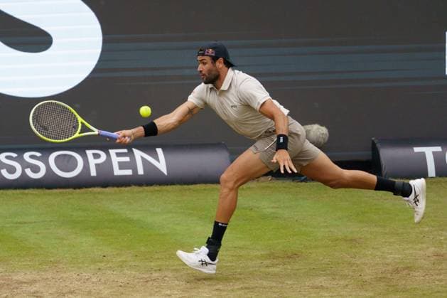 BOSS Open ATP 250 2024 Stuttgart, 14 06 2024 Matteo Berrettini ITA, Italy BOSS Open 2024, ATP 250, TC Weissenhof grounds on 14 06 2024, Stuttgart Copyright: xBEAUTIFULxSPORTSx Pajonkx