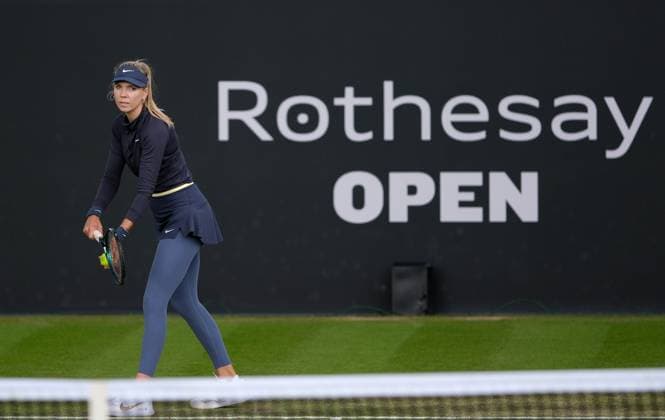 14th June 2024; Lexus Nottingham Tennis Centre, Nottingham, England; Rothesay Nottingham Open, Day 5; Katie Boulter during the match with Magdalena Frech, womens singles  ActionPlus12654171 PaulxBonser