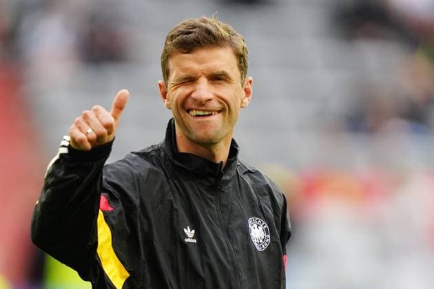 Sport Themen der Woche KW24 Sport Bilder des Tages Germany s Thomas Mueller before the Euro 2024 soccer match between Germany and Scotland at the Allianz Arena , Munich, Germany - Friday 14 , June , 2024. - Soccer .  Copyright: xSpada LaPressex